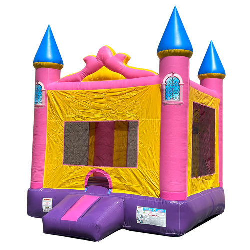 Jingo Jump 13' x 13' Bounce House and Air Blower & Reviews Wayfair